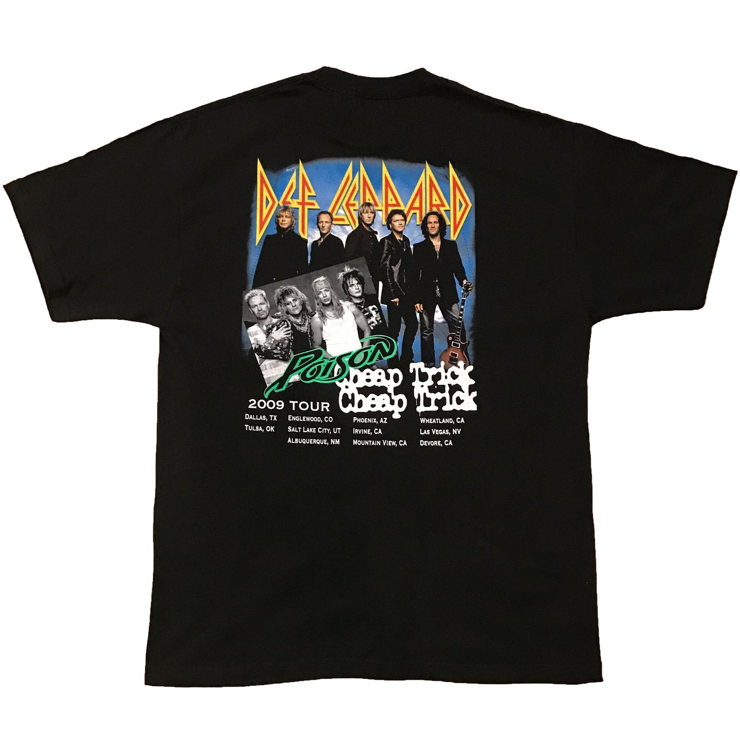 DEF LEPPARD/POISON TOUR 2009 (BLACK)