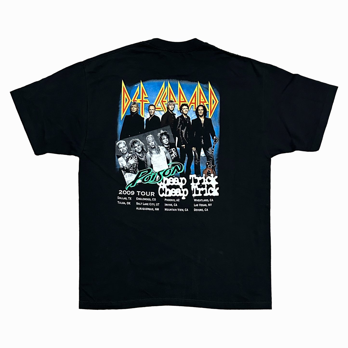 DEF LEPPARD / POISON TOUR 2009 (BLACK)