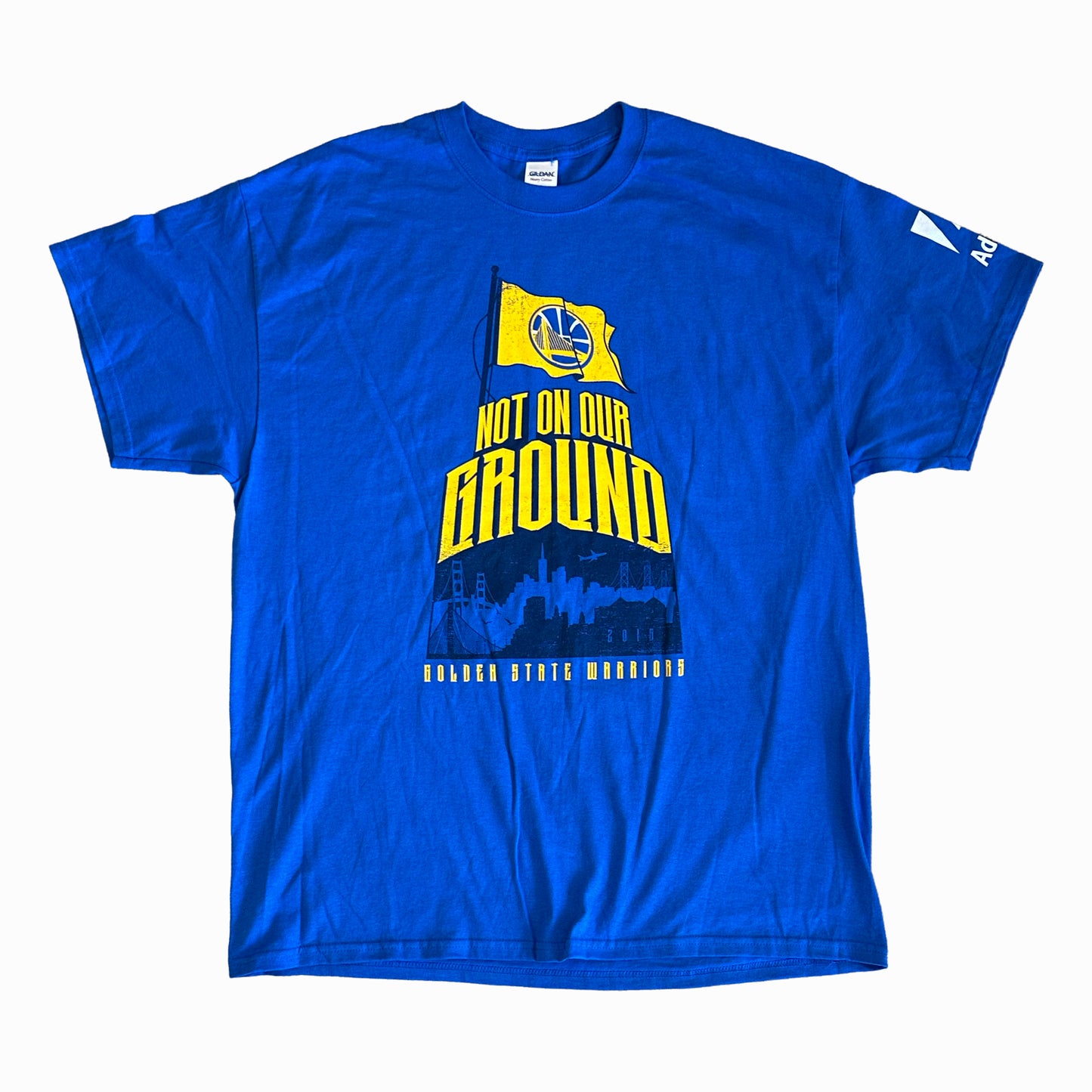 NBA GOLDEN STATE WARRIORS - NOT ON OUR GROUND PLAYOFFS (BLUE)