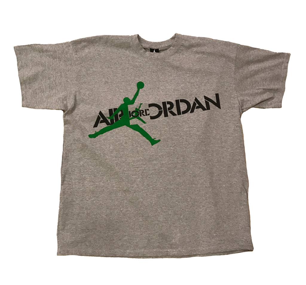 AIR JORDAN GREEN BEAN (GREY)
