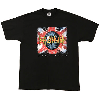 Black t-shirt with a KISS AID and POISON TOUR 2009 graphic design.