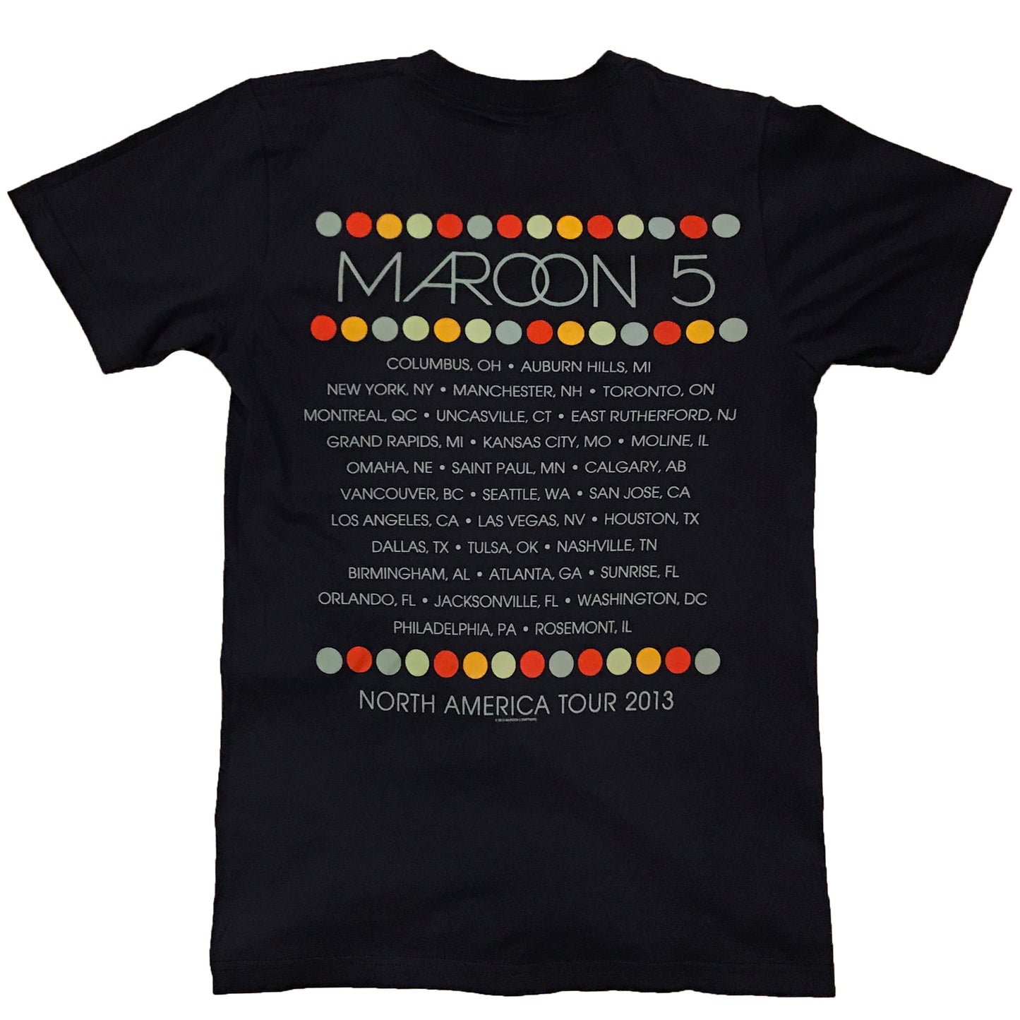 MAROON 5 NORTH AMERICA TOUR 2013 (NAVY)